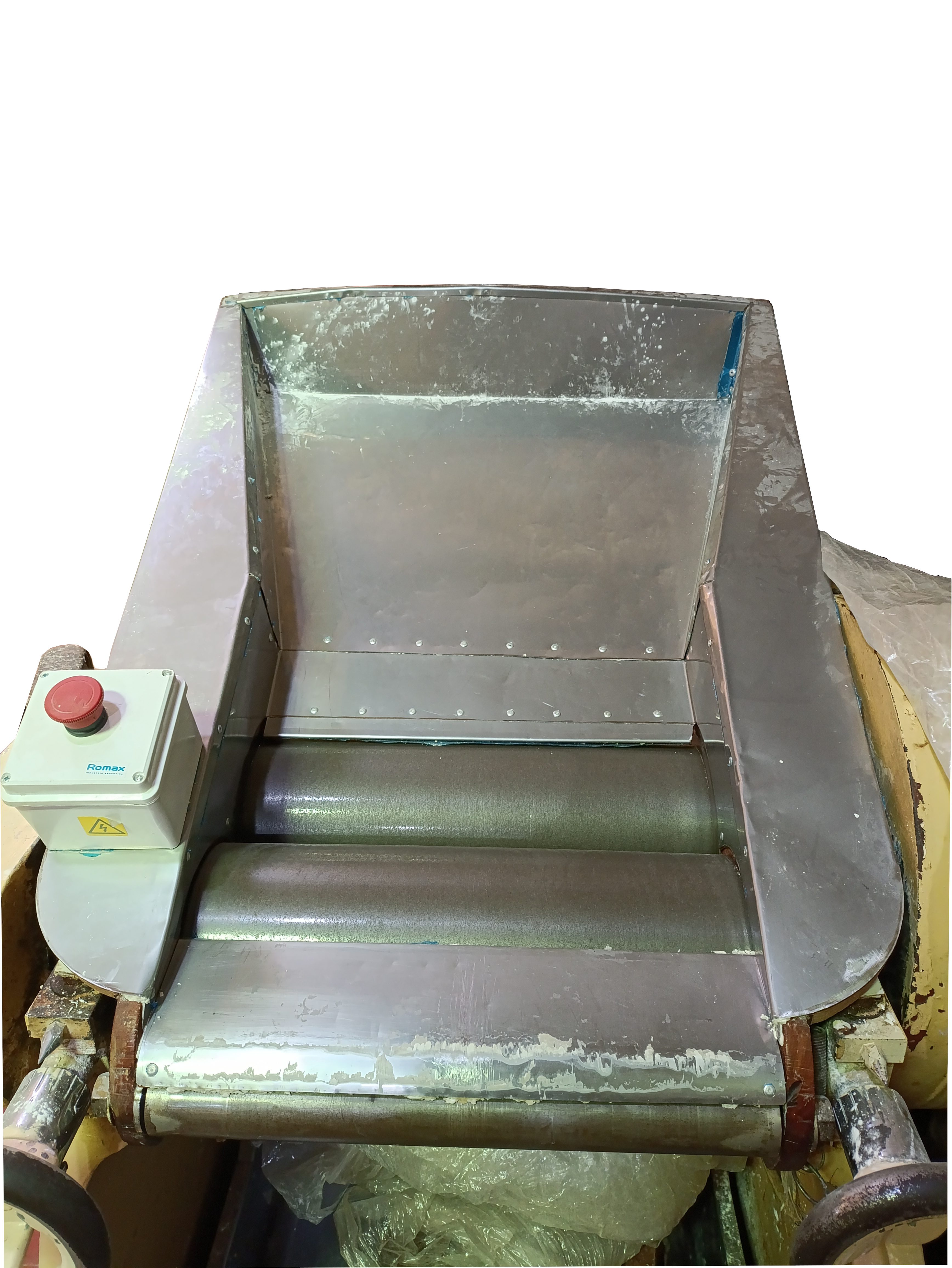 Sobadora 
Enchapado en acero inoxidable sobadora